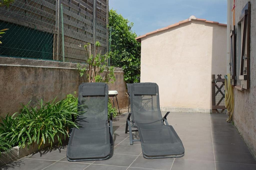 Appartement En Rez De Jardin Et Terrasse Ds Villa Hyères المظهر الخارجي الصورة